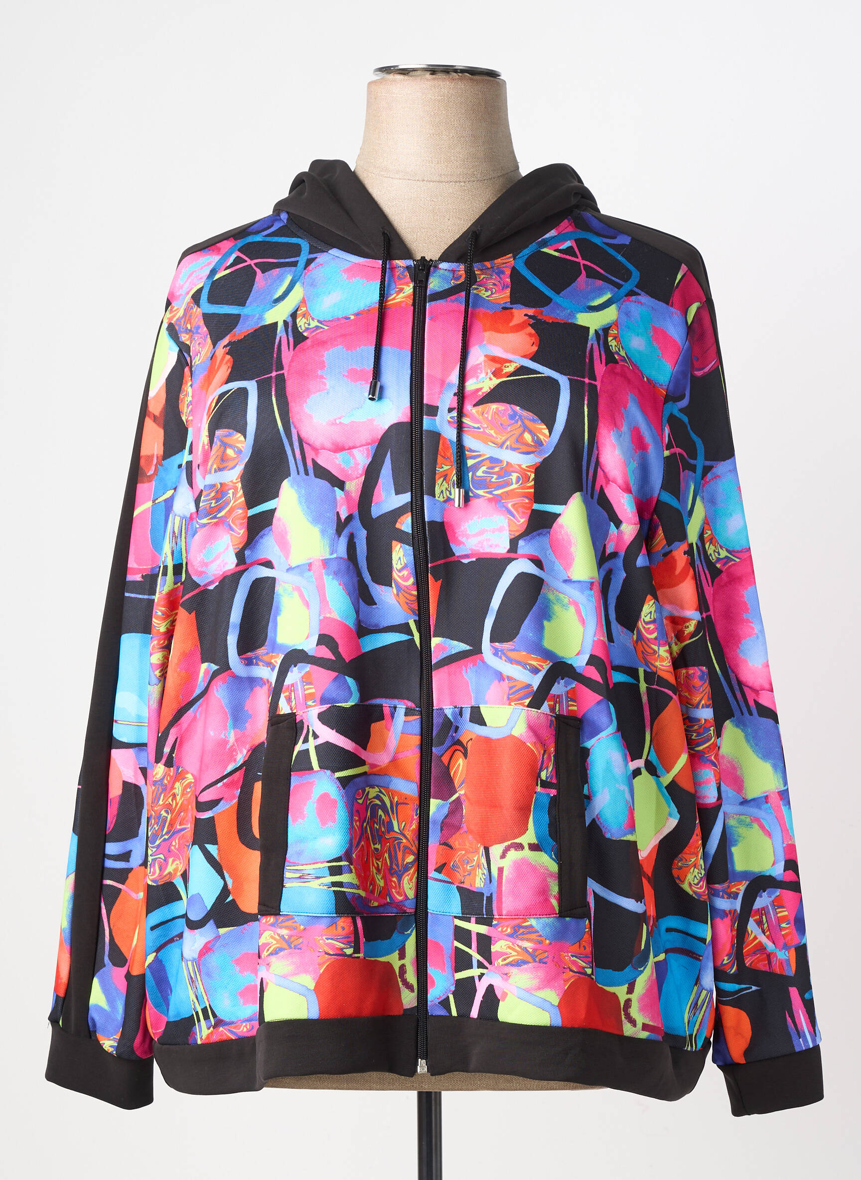 Veste casual coupe droite noir MERI & ESCA femme