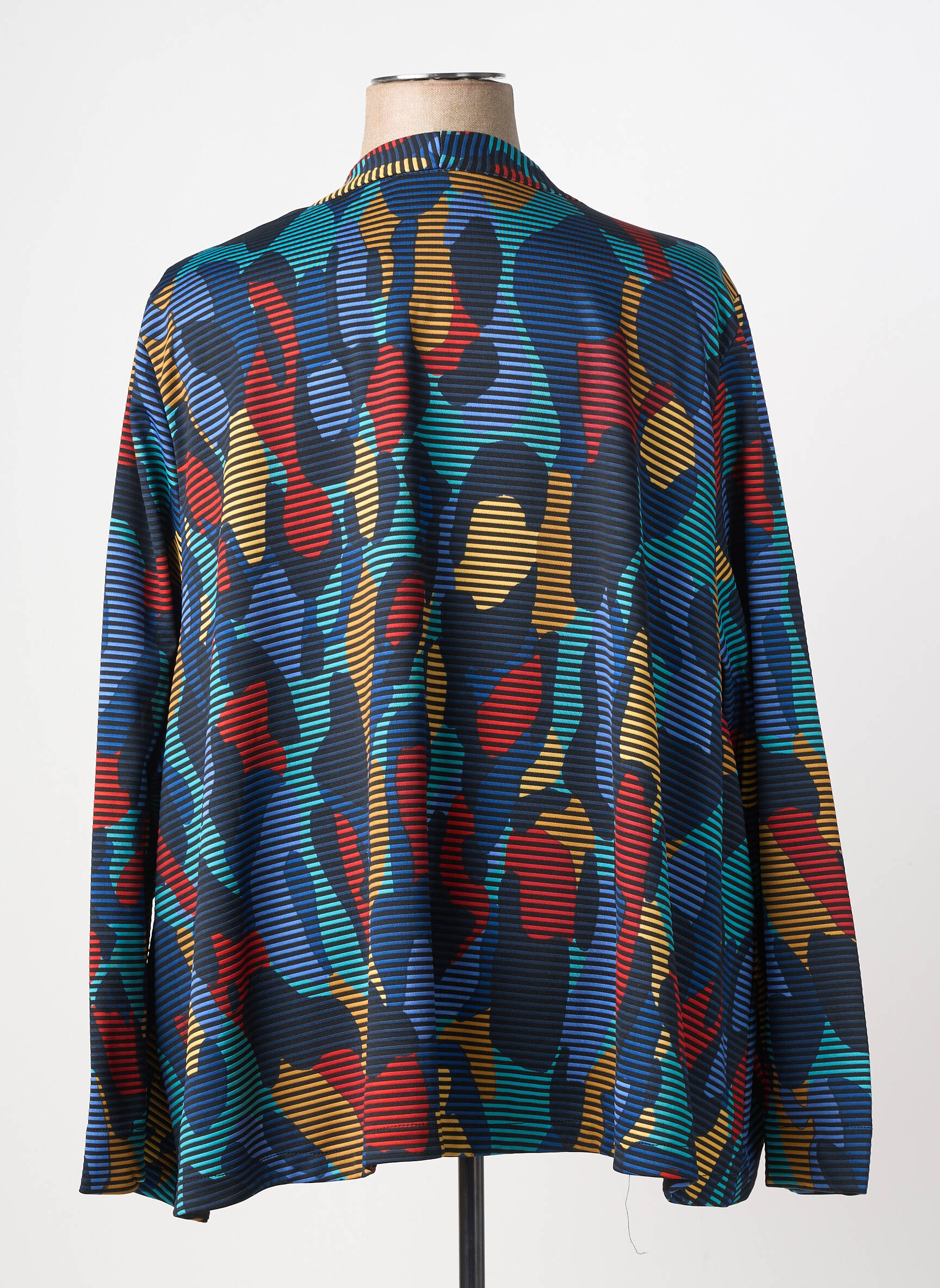Veste casual coupe droite bleu ALEMBIKA femme