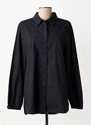Chemisier coupe droite manches longues noir MES SOEURS ET MOI femme