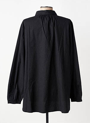 Chemisier coupe droite manches longues noir MES SOEURS ET MOI femme