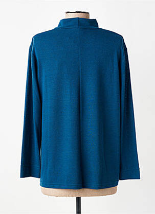 Pull manches longues manches longues bleu FRANCK ANNA femme