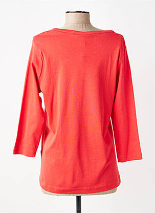 T-shirt manches 3/4 manches 3/4 rouge IMITZ femme