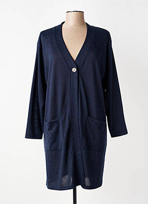 Gilet manches longues stretch bleu CISO femme