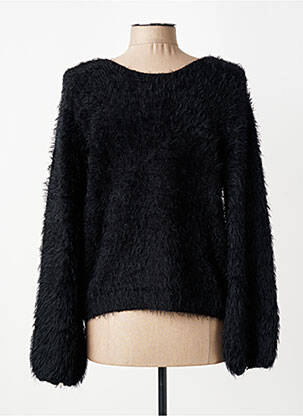 Gilet manches longues stretch noir MARBLE femme