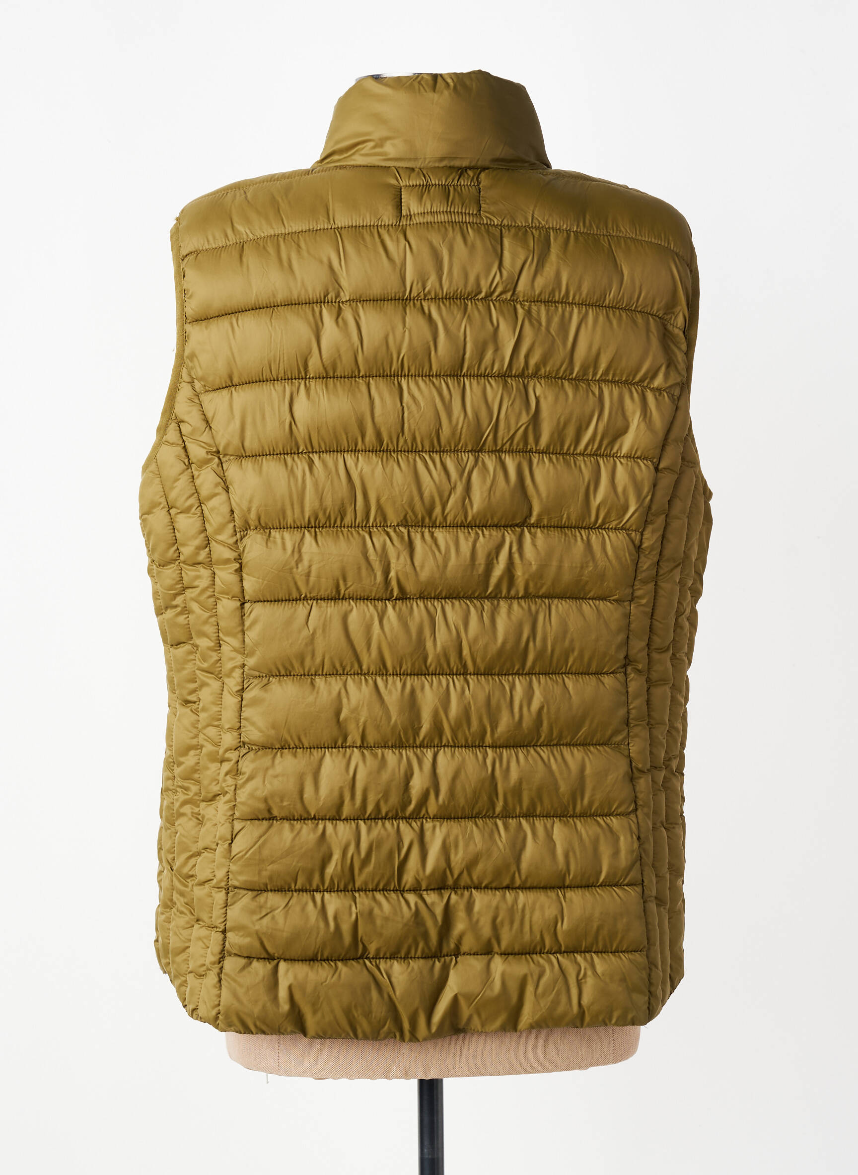 Doudoune poches sans capuche vert JENSEN femme