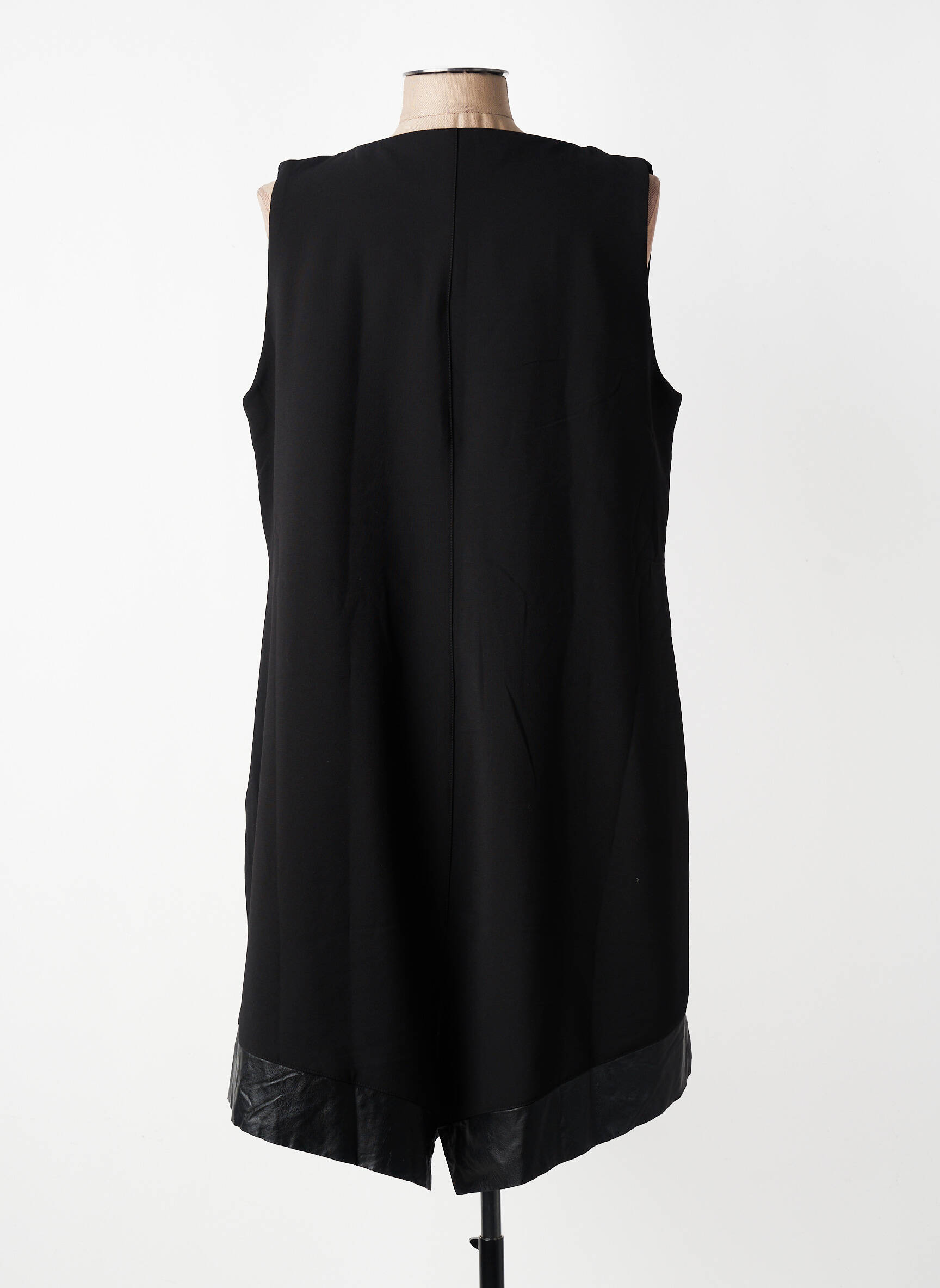 Robe mi-longue sans manche sans manche noir KOKOMARINA femme