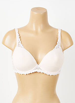 Soutien-gorge effet matière satinée haut soutien-gorge push-up rose SIMONE PERELE femme