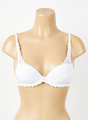 Soutien-gorge effet matière satinée haut soutien-gorge push-up blanc SIMONE PERELE femme