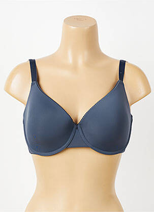 Soutien-gorge effet matière satinée haut soutien-gorge moulé gris DORINA femme