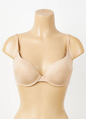 Soutien-gorge effet matière satinée haut soutien-gorge moulé chair SIMONE PERELE femme