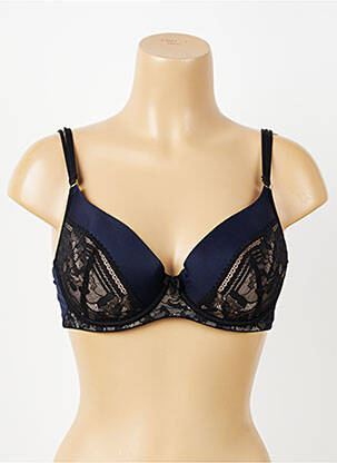 Soutien-gorge légère et transparente haut soutien-gorge moulé bleu VALEGE femme