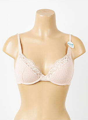 Soutien-gorge légère et transparente haut soutien-gorge moulé rose DORINA femme