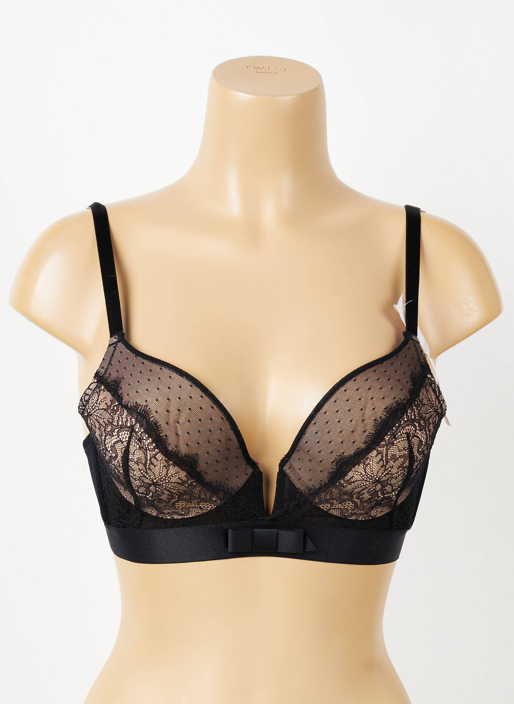 Soutien-gorge haut soutien-gorge push-up haut soutien-gorge push-up noir VALEGE femme