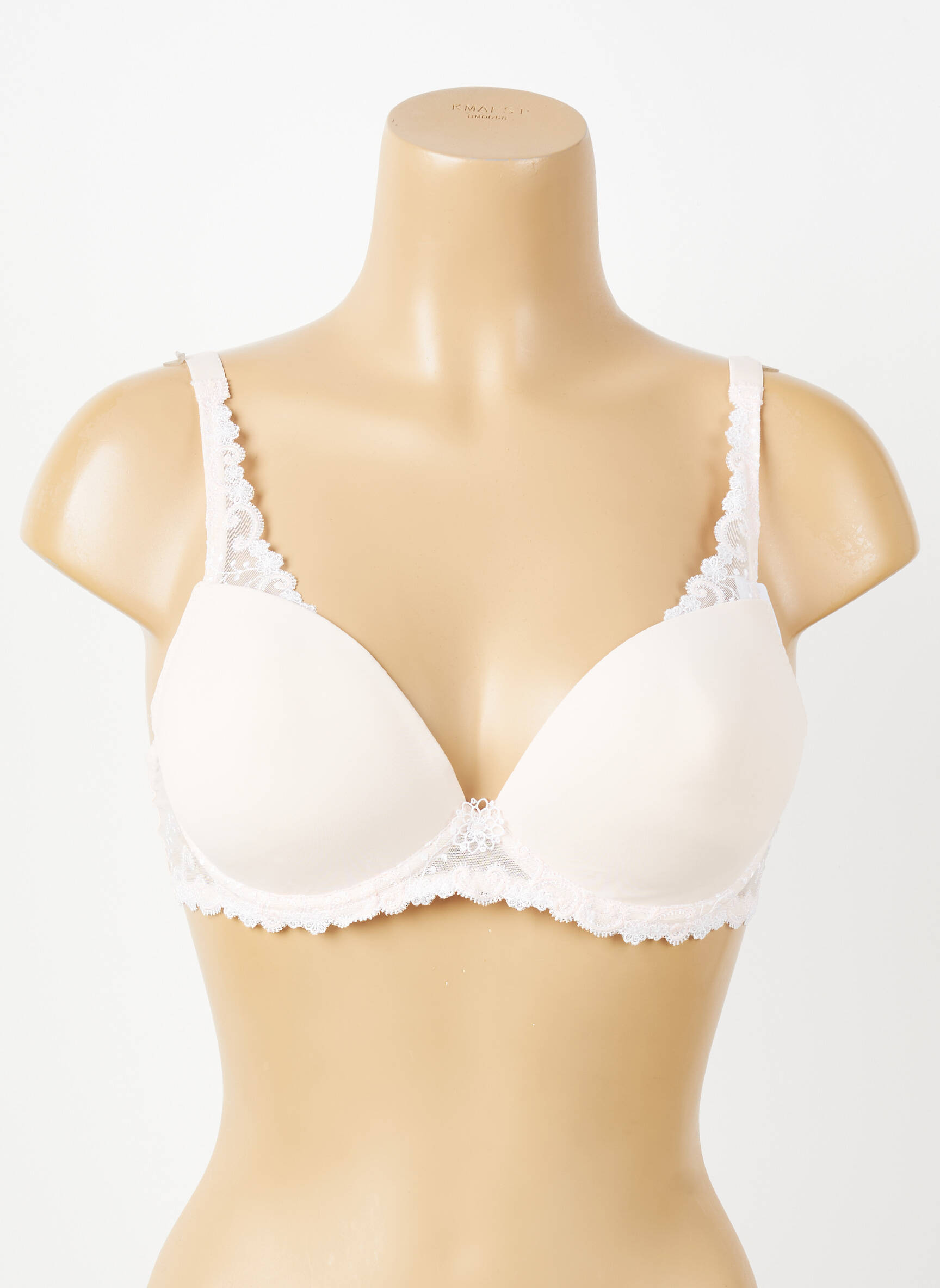 Soutien-gorge effet matière satinée haut soutien-gorge push-up rose SIMONE PERELE femme