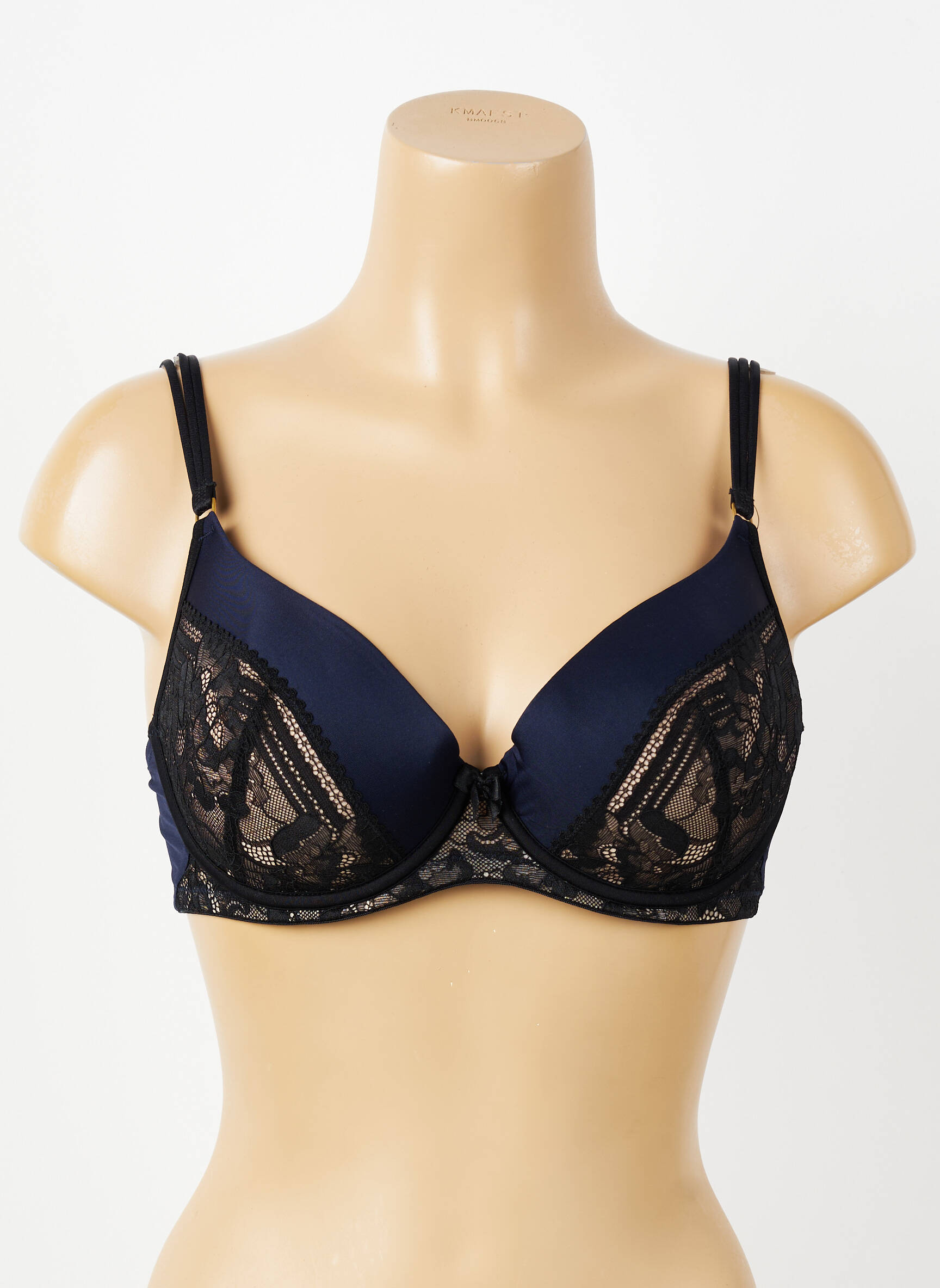 Soutien-gorge légère et transparente haut soutien-gorge moulé bleu VALEGE femme