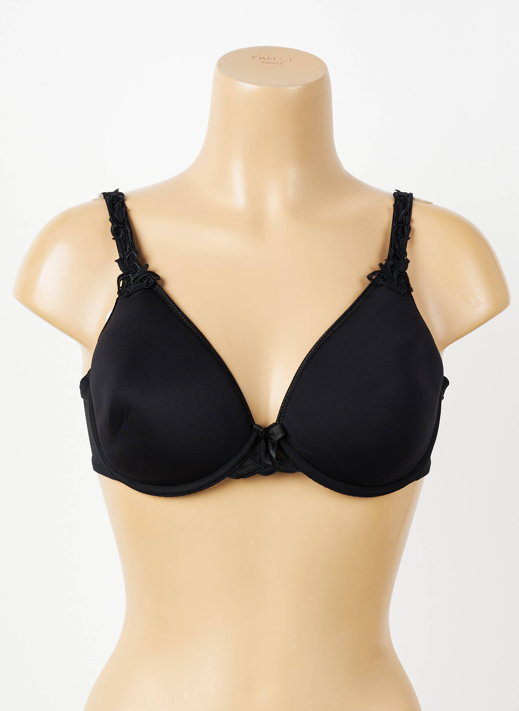 Soutien-gorge broderie haut soutien-gorge moulé noir SIMONE PERELE femme