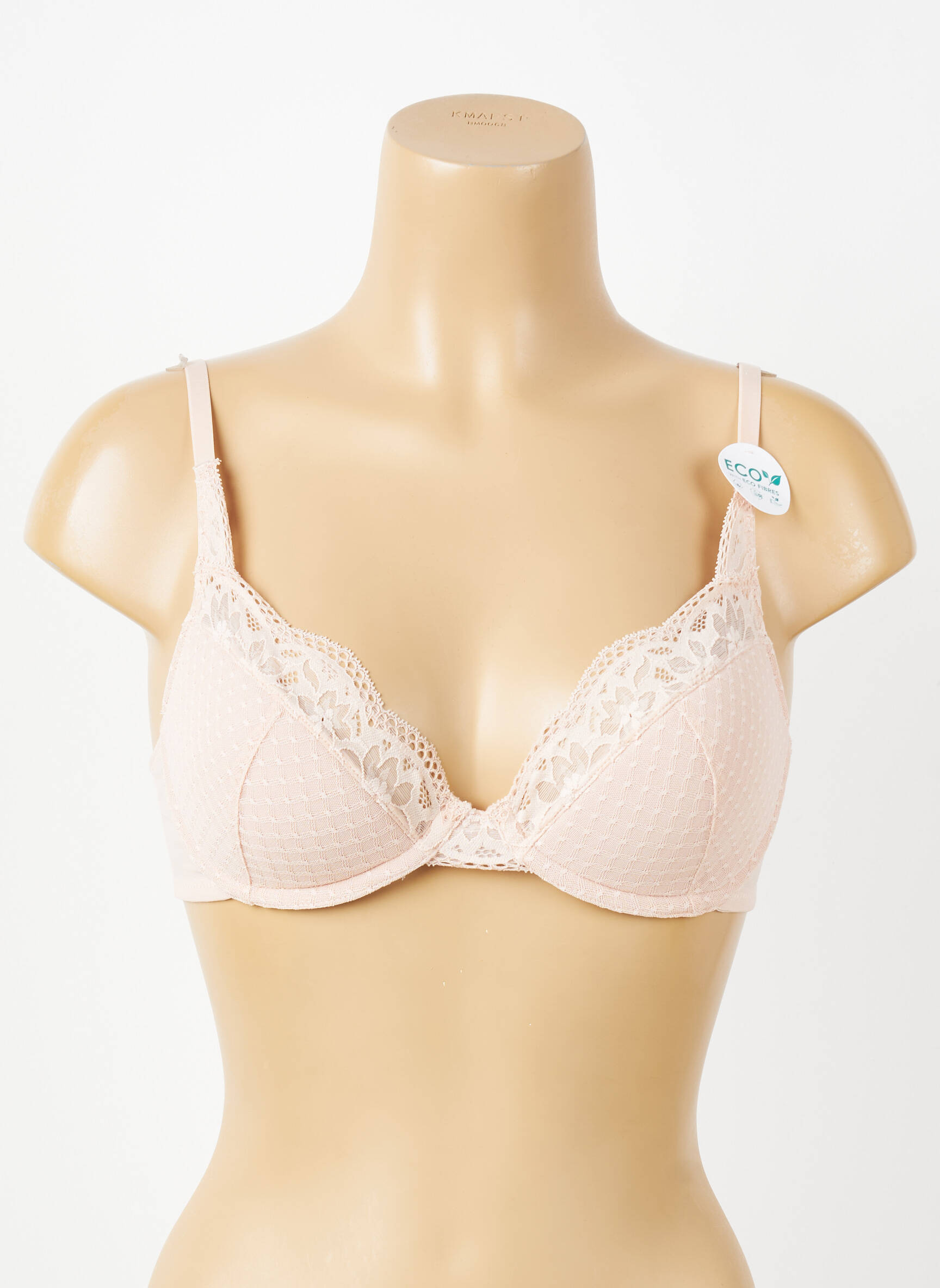 Soutien-gorge légère et transparente haut soutien-gorge moulé rose DORINA femme