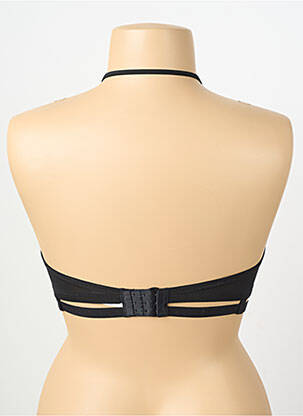 Soutien-gorge broderie haut soutien-gorge moulé noir VALEGE femme