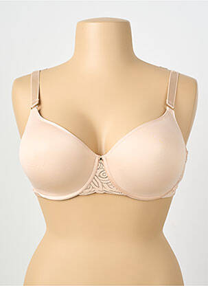 Soutien-gorge effet matière satinée haut soutien-gorge moulé rose CHANTELLE femme