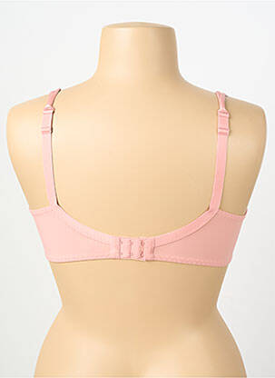 Soutien-gorge effet matière satinée haut soutien-gorge moulé rose SIMONE PERELE femme