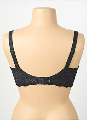 Soutien-gorge effet matière satinée haut soutien-gorge push-up noir SIMONE PERELE femme