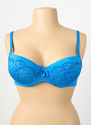 Soutien-gorge haut soutien-gorge push-up haut soutien-gorge push-up bleu VALEGE femme