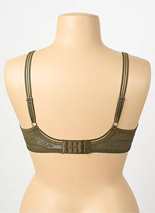 Soutien-gorge effet matière satinée haut soutien-gorge moulé vert PASSIONATA femme