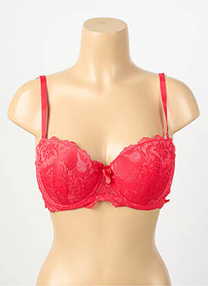 Soutien-gorge haut soutien-gorge push-up haut soutien-gorge push-up rouge VALEGE femme