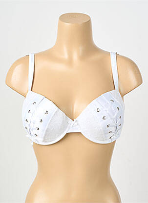 Soutien-gorge broderie haut soutien-gorge moulé blanc VALEGE femme