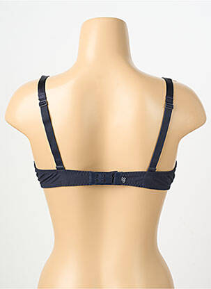 Soutien-gorge effet matière satinée haut soutien-gorge moulé bleu SIMONE PERELE femme
