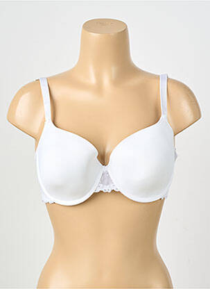 Soutien-gorge effet matière satinée haut soutien-gorge moulé blanc PASSIONATA femme