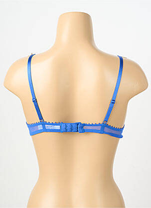 Soutien-gorge effet matière satinée haut soutien-gorge push-up bleu PASSIONATA femme