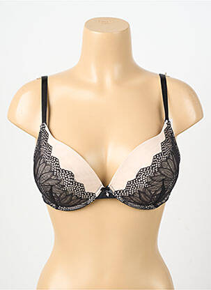 Soutien-gorge haut soutien-gorge push-up haut soutien-gorge push-up noir VALEGE femme