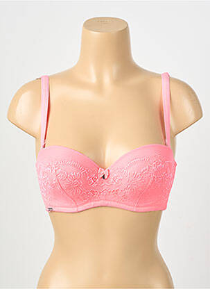 Soutien-gorge légère et transparente haut soutien-gorge moulé rose VALEGE femme