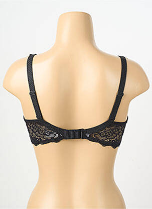 Soutien-gorge effet matière satinée haut soutien-gorge moulé noir SIMONE PERELE femme