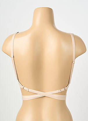 Soutien-gorge effet matière satinée haut soutien-gorge moulé chair SIMONE PERELE femme
