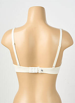 Soutien-gorge effet matière satinée haut soutien-gorge moulé beige SIMONE PERELE femme