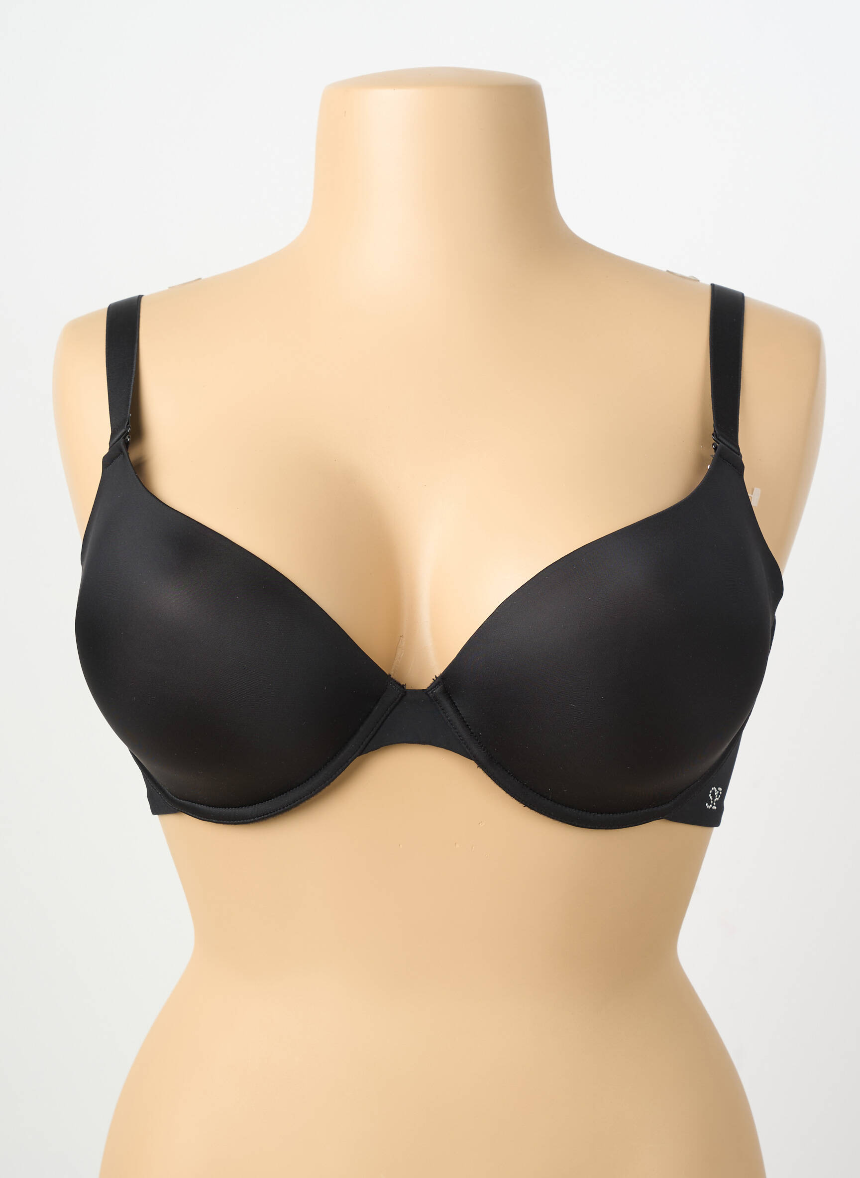 Soutien-gorge effet matière satinée haut soutien-gorge moulé noir SIMONE PERELE femme