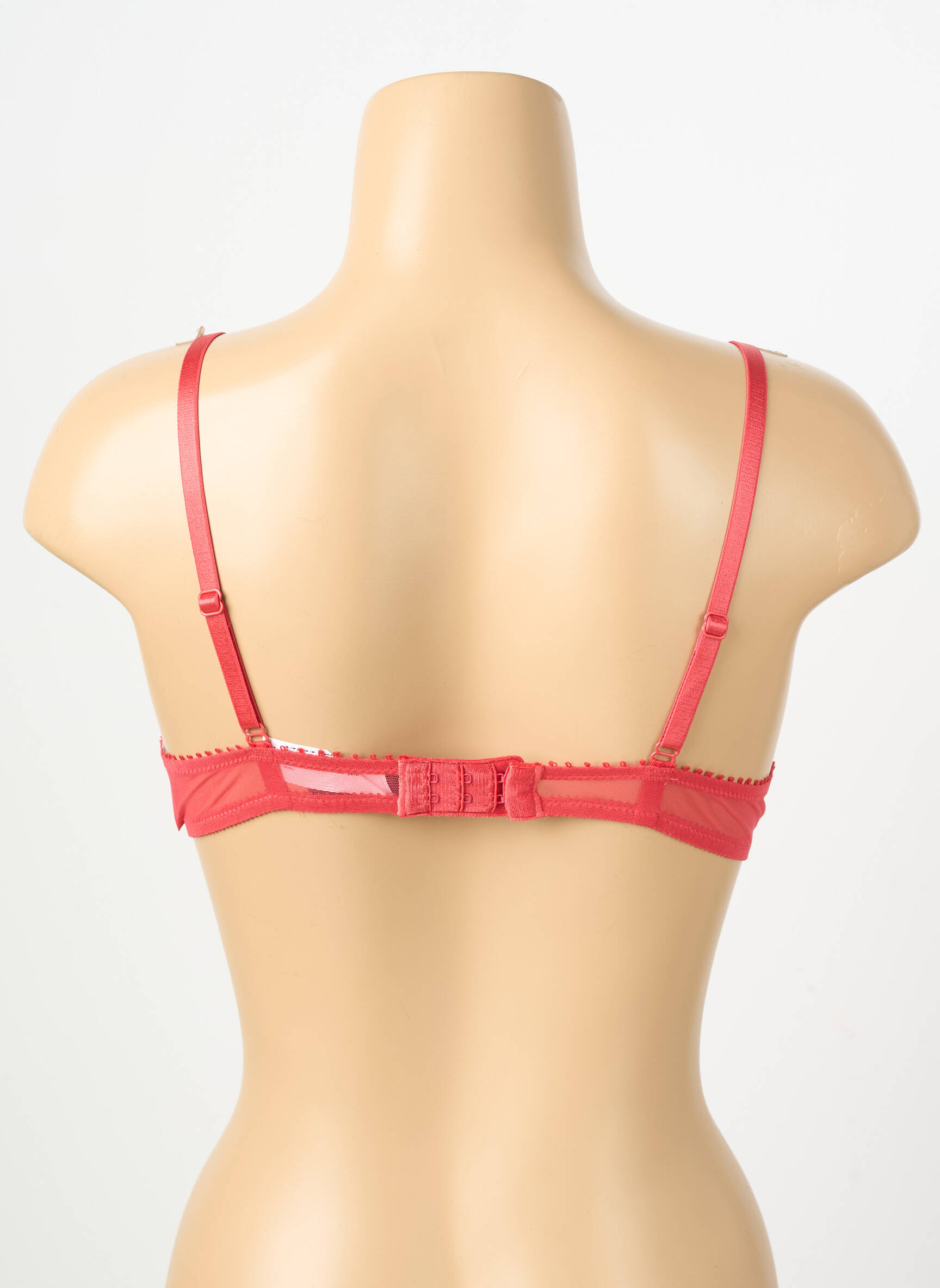 Soutien-gorge effet matière satinée haut soutien-gorge push-up rouge PASSIONATA femme