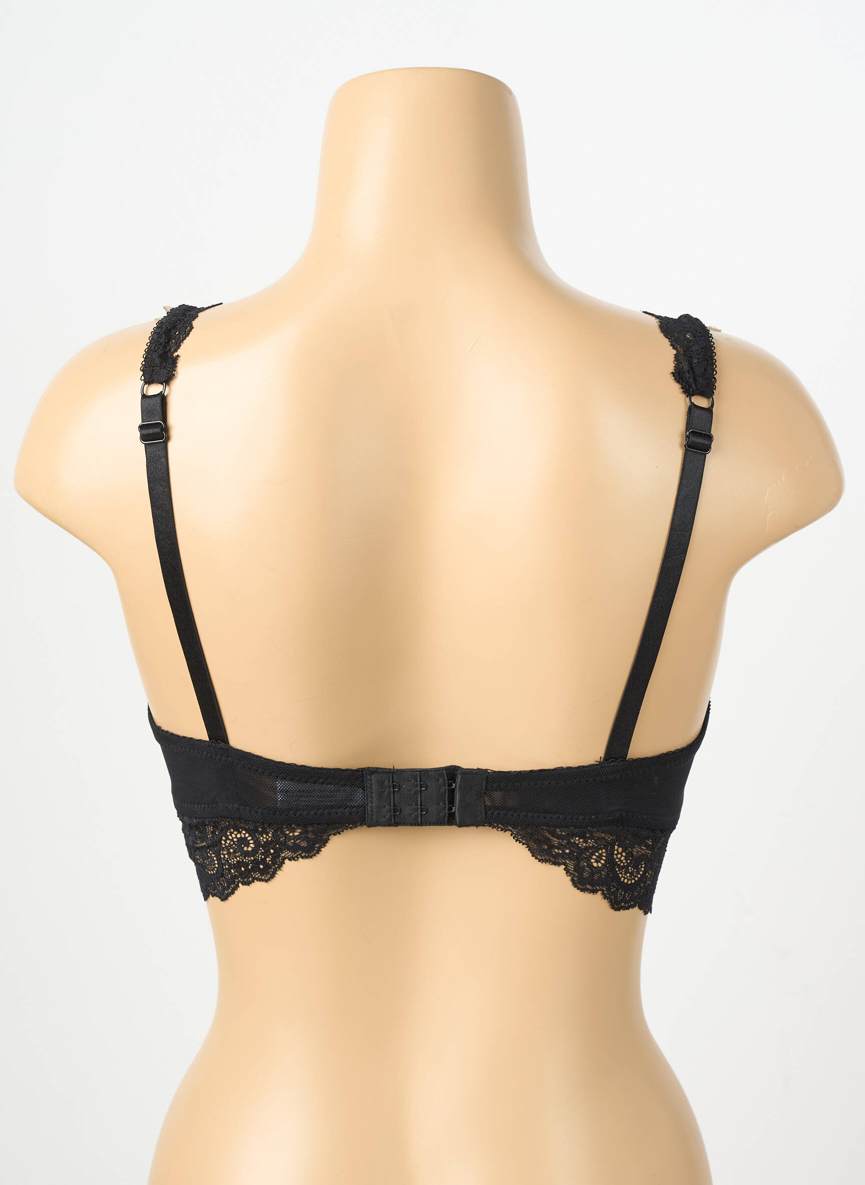 Soutien-gorge légère et transparente haut soutien-gorge moulé noir VALEGE femme