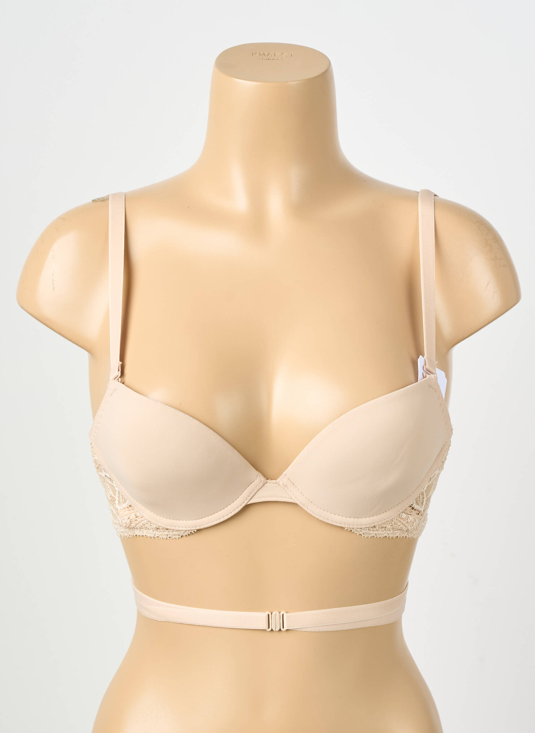 Soutien-gorge effet matière satinée haut soutien-gorge moulé chair SIMONE PERELE femme