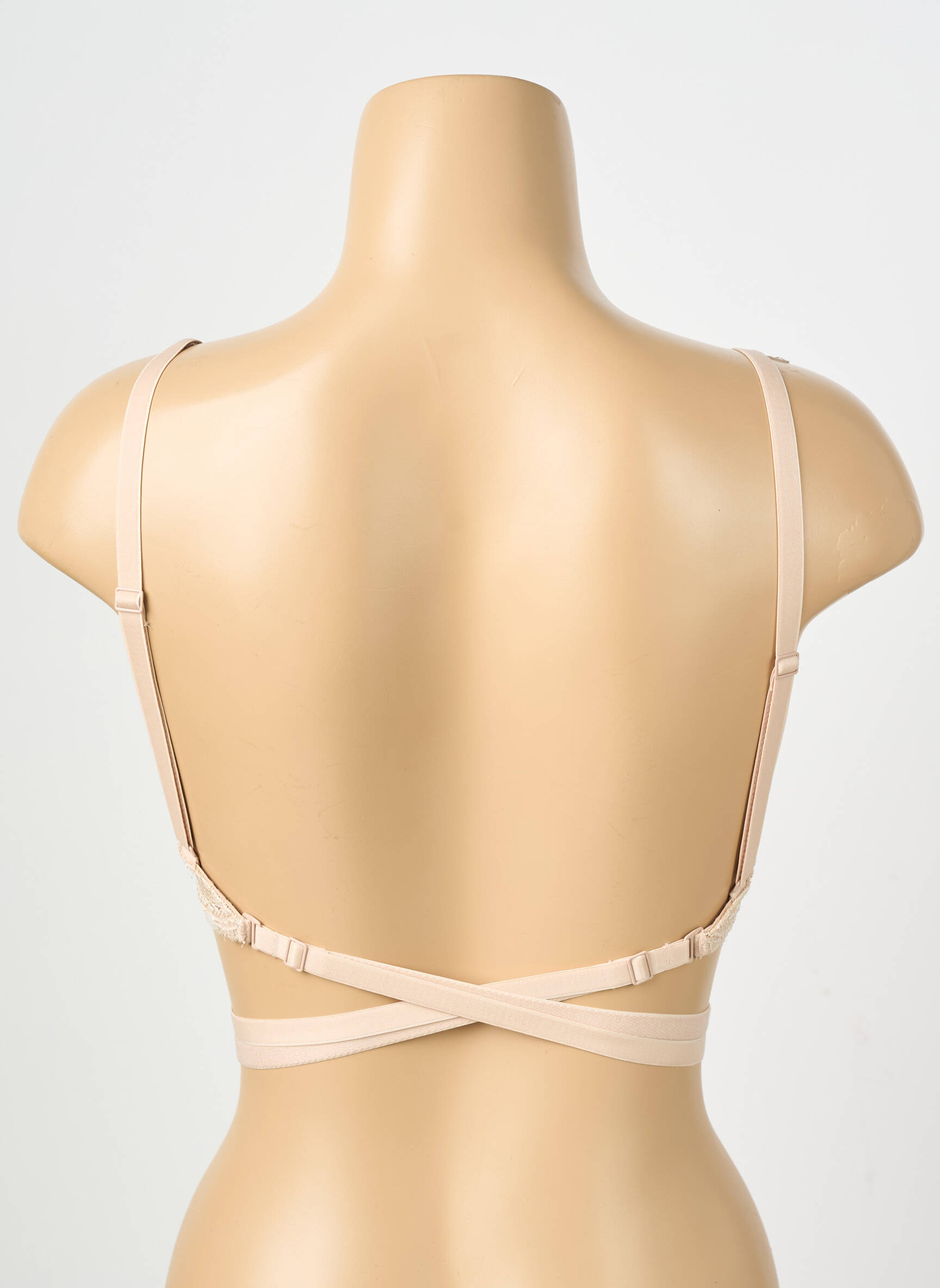 Soutien-gorge effet matière satinée haut soutien-gorge moulé chair SIMONE PERELE femme