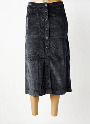 Jupe longue coupe droite gris COUTURIST femme