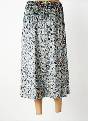 Jupe longue coupe évasée bleu COUTURIST femme