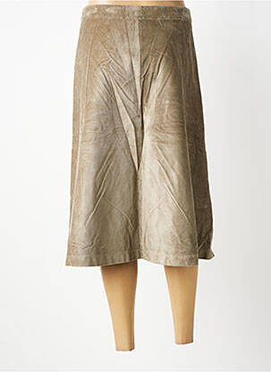 Jupe mi-longue stretch beige COUTURIST femme