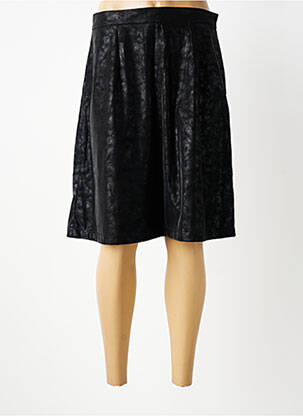 Jupe mi-longue taille à pinces noir COUTURIST femme