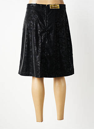 Jupe mi-longue taille à pinces noir COUTURIST femme
