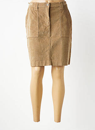 Jupe courte poches marron COUTURIST femme