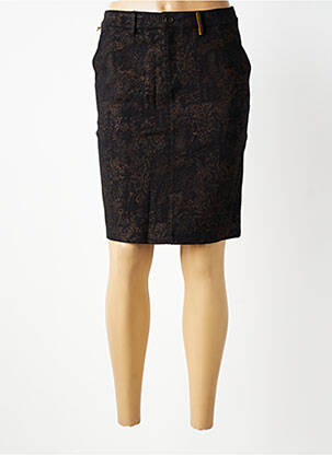 Jupe mi-longue stretch noir COUTURIST femme