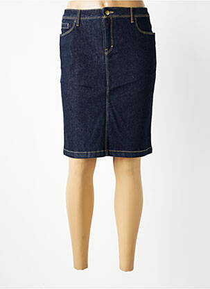 Jupe mi-longue stretch bleu COUTURIST femme
